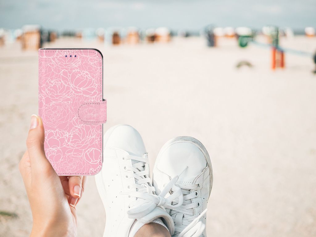 Samsung Galaxy S10e Hoesje White Flowers