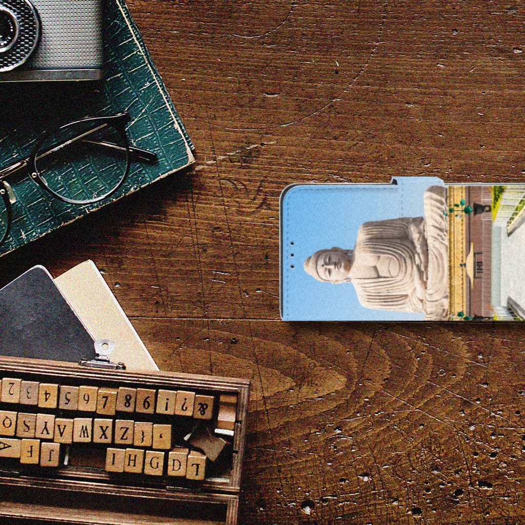 Honor 20 Flip Cover Boeddha