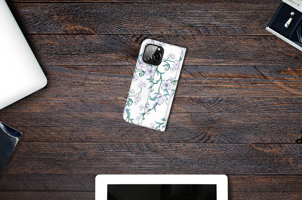 iPhone 14 Pro Max Uniek Smart Cover Blossom White - B2C Telecom