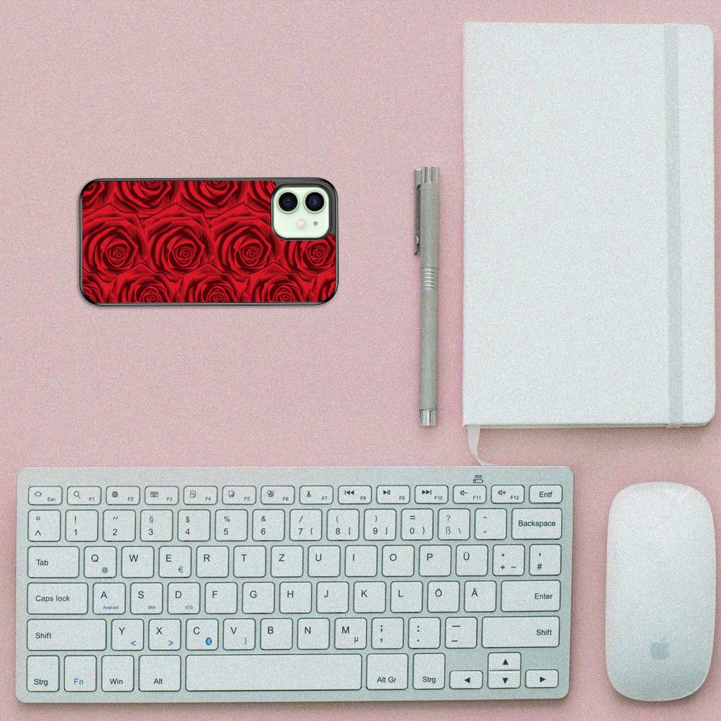 iPhone 12 Mini Skin Case Red Roses