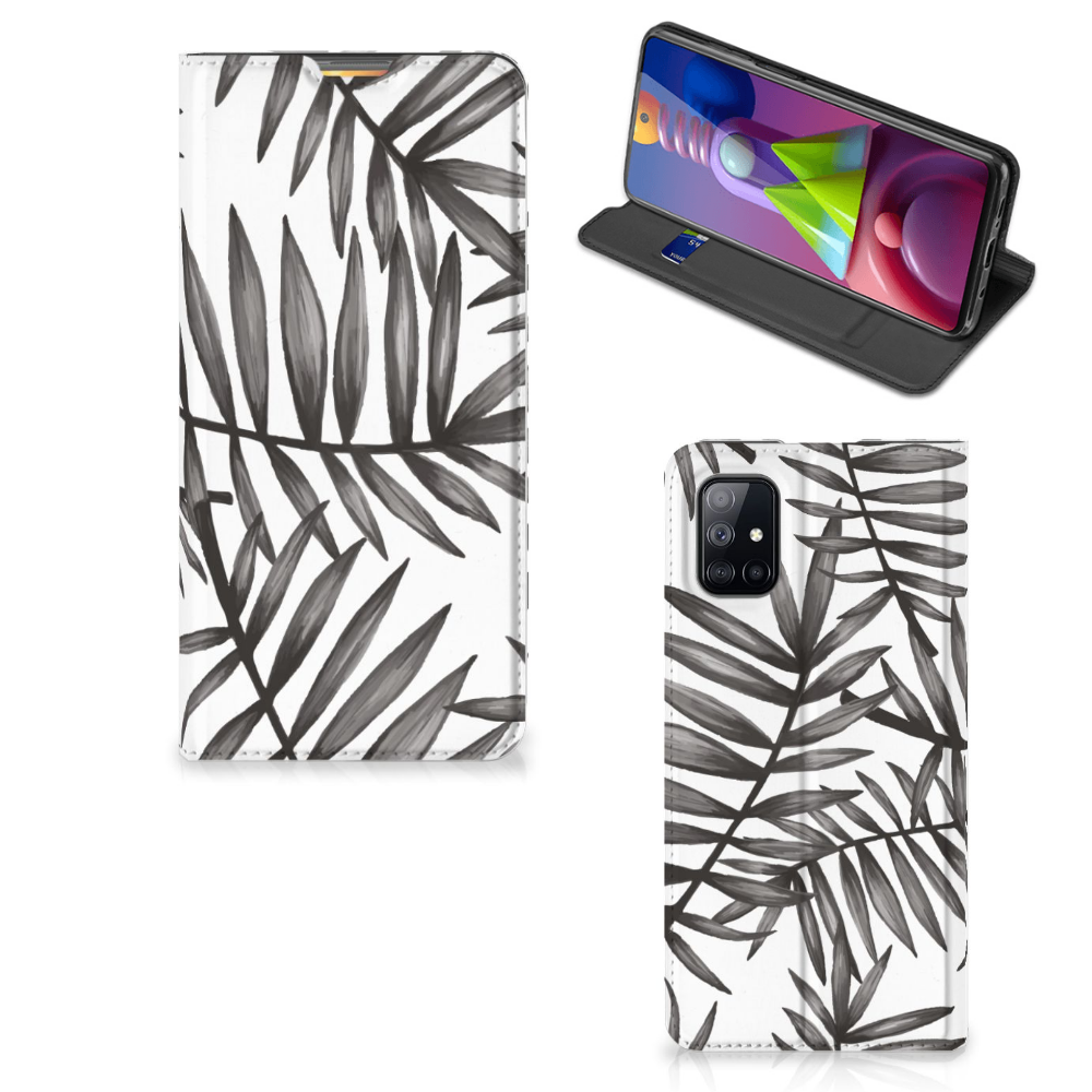Samsung Galaxy M51 Smart Cover Leaves Grey - B2C Telecom