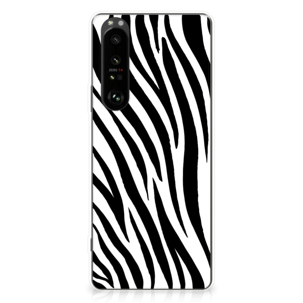 Sony Xperia 1 III TPU Hoesje Zebra