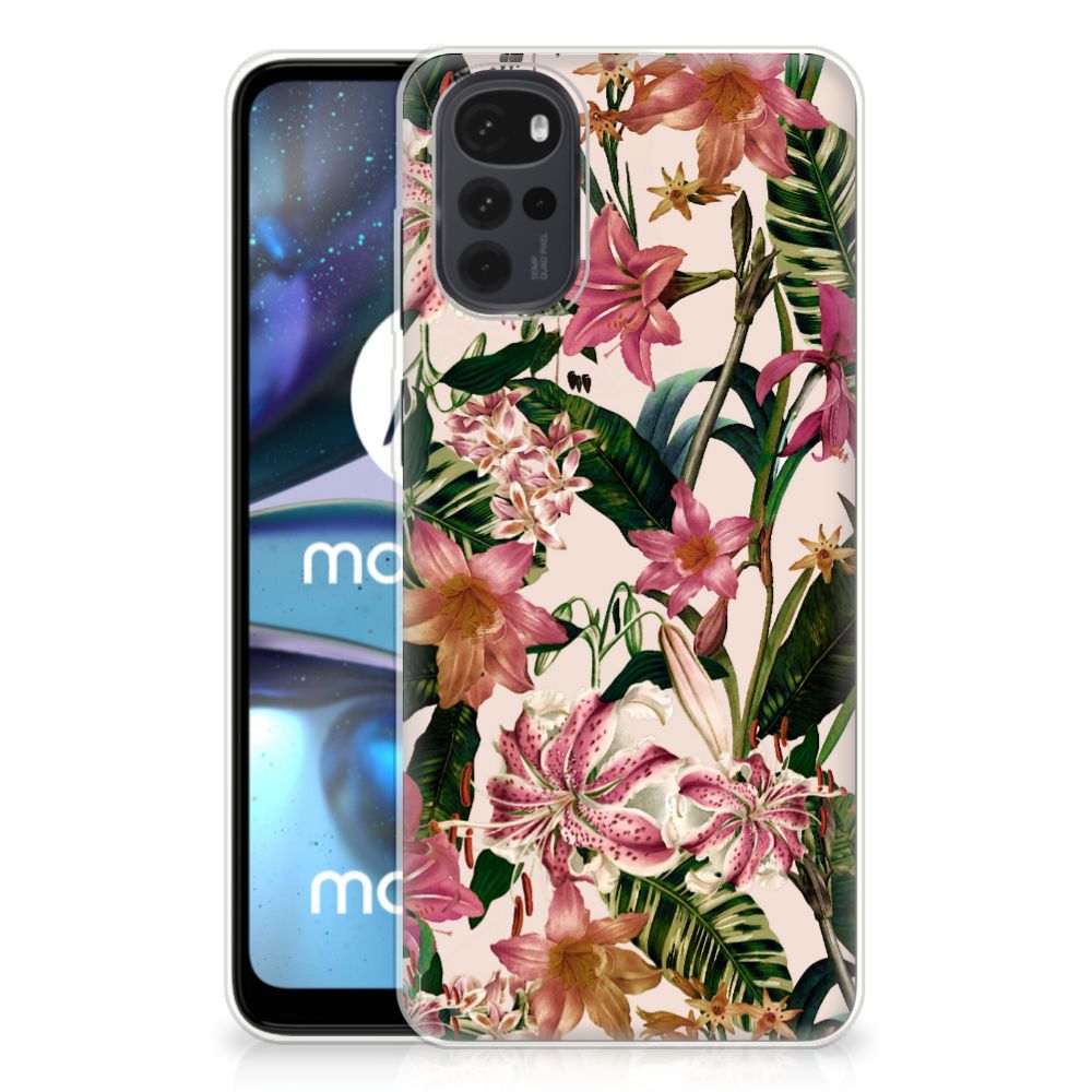 Motorola Moto G22 TPU Case Flowers B2C Telecom