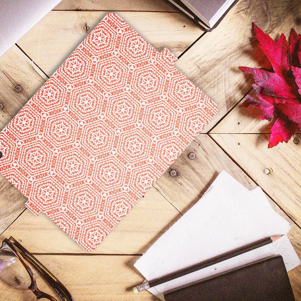 Samsung Galaxy Tab S6 Lite | S6 Lite (2022) Tablet Hoes Pattern Orange
