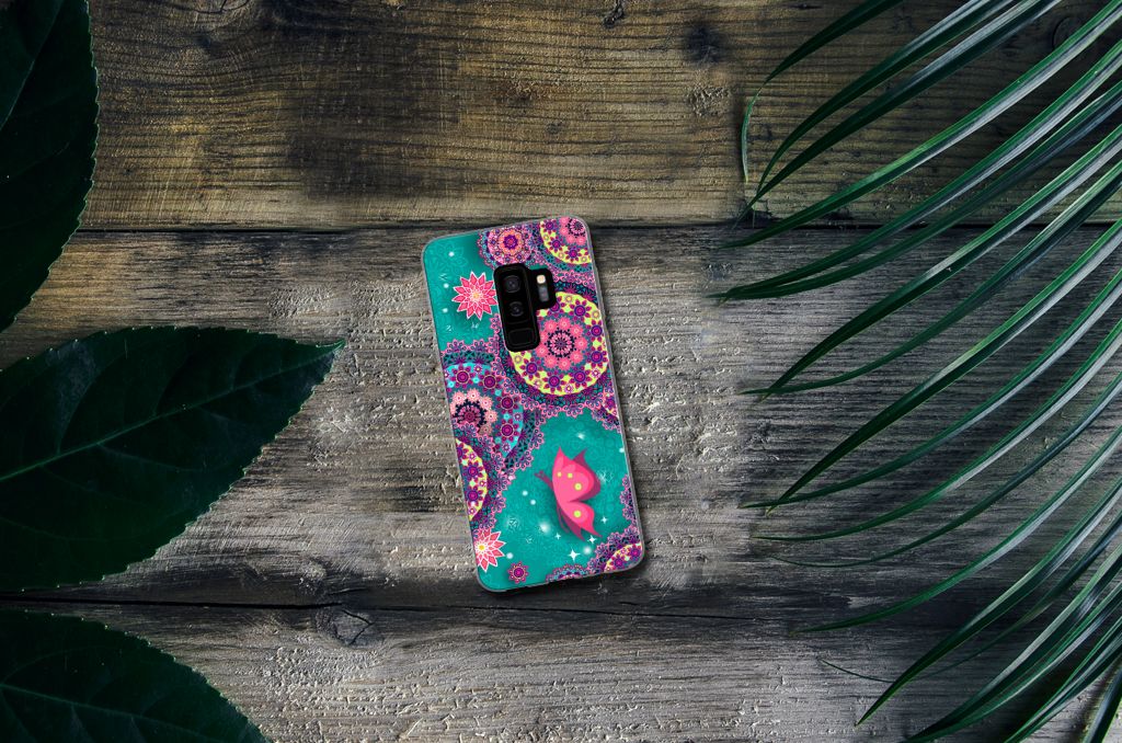 Samsung Galaxy S9 Plus Hoesje maken Cirkels en Vlinders