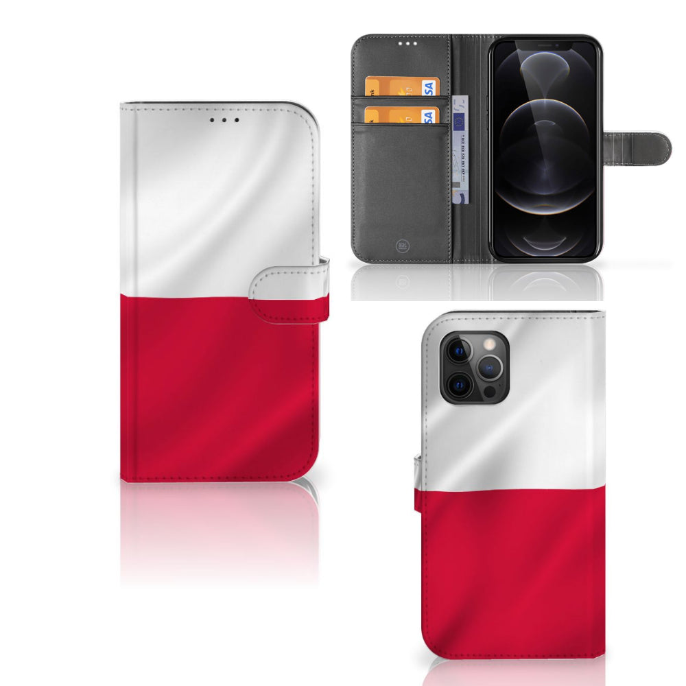 Apple iPhone 12 Pro Max Bookstyle Case Polen