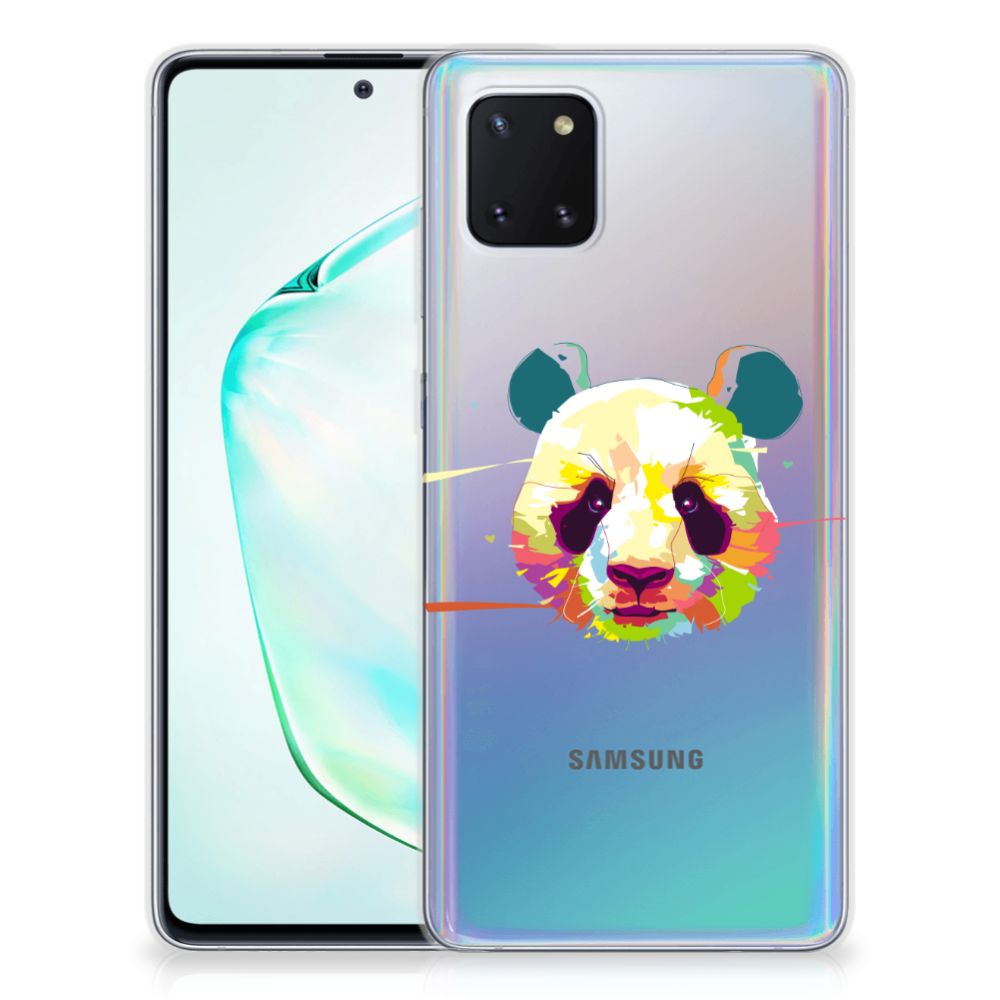Samsung Galaxy Note 10 Lite Telefoonhoesje met Naam Panda Color B2C Telecom