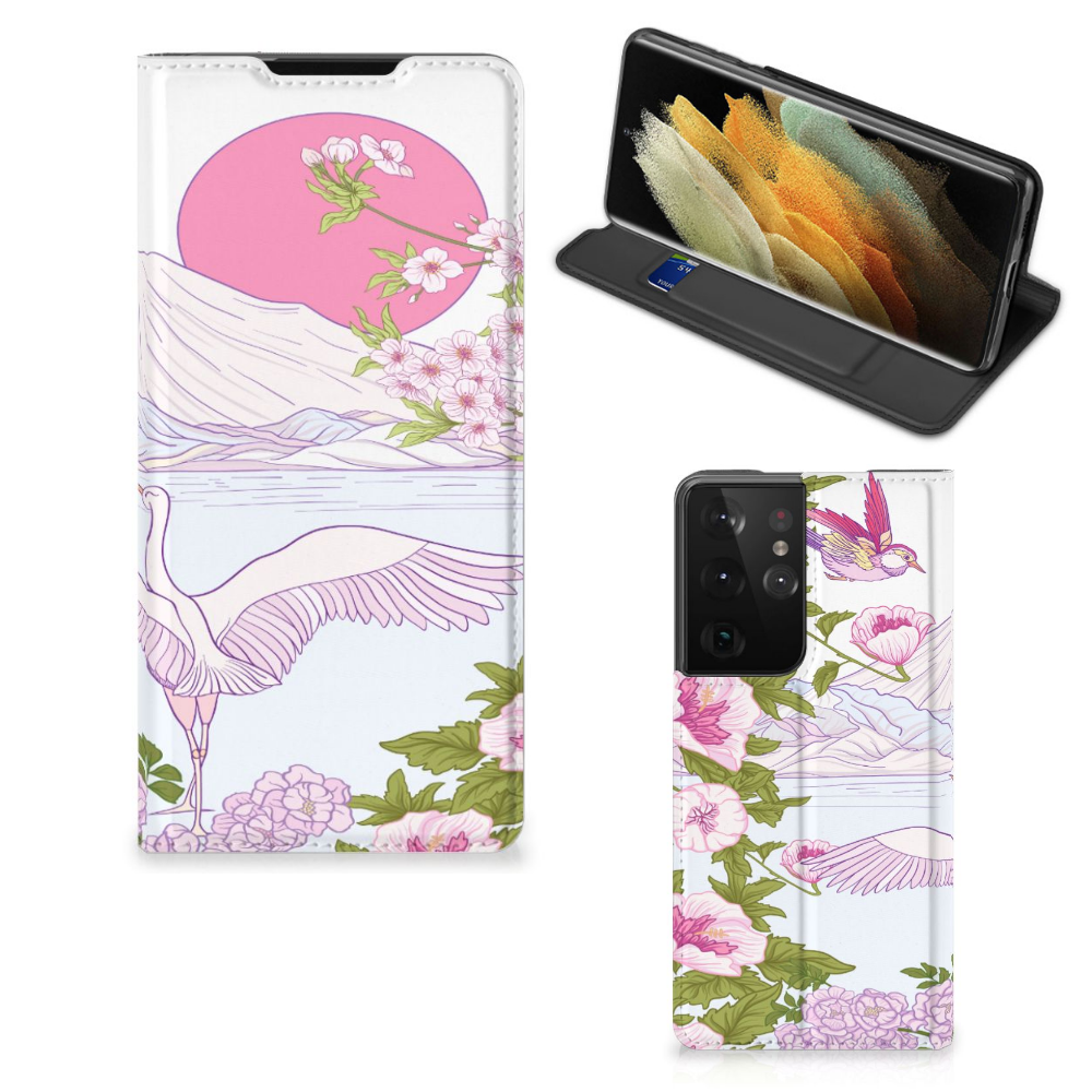Samsung Galaxy S21 Ultra Hoesje maken Bird Standing - B2C Telecom