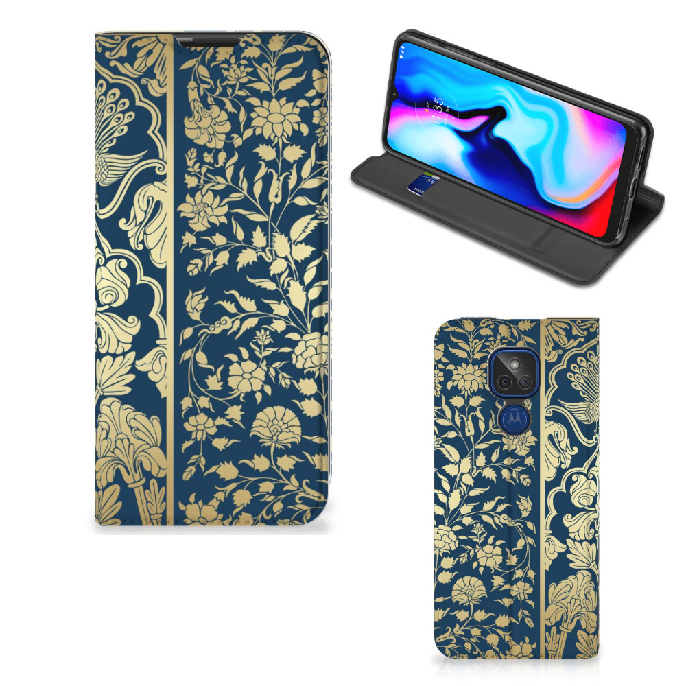 Motorola Moto G9 Play Smart Cover Beige Flowers - B2C Telecom