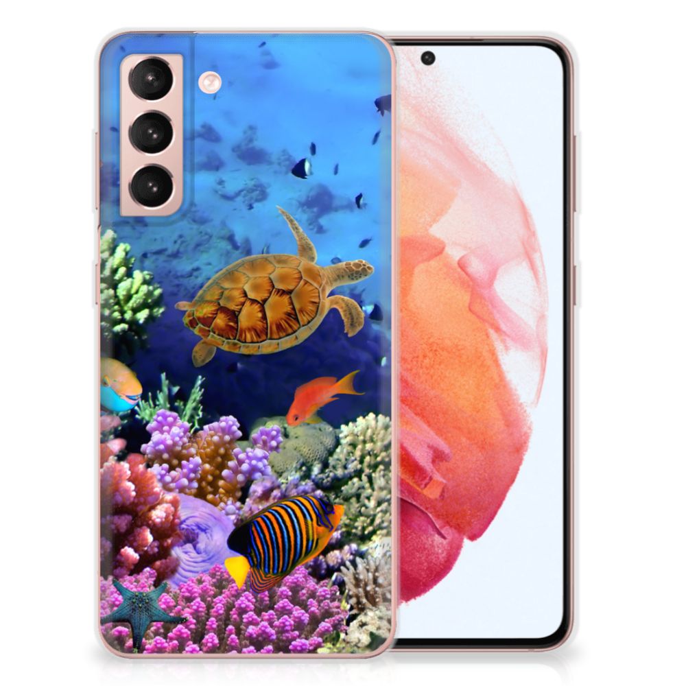 Samsung Galaxy S21 TPU Hoesje Vissen