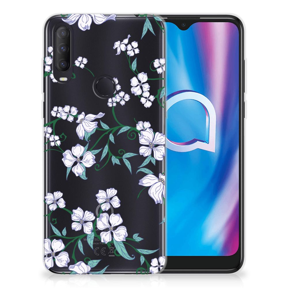 Alcatel 1S (2020) Uniek TPU Case Blossom White