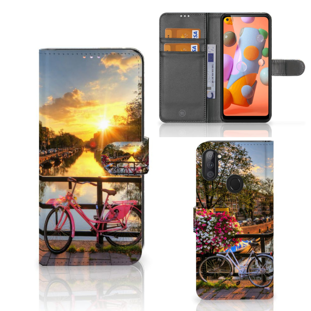 Samsung Galaxy M11 | A11 Flip Cover Amsterdamse Grachten