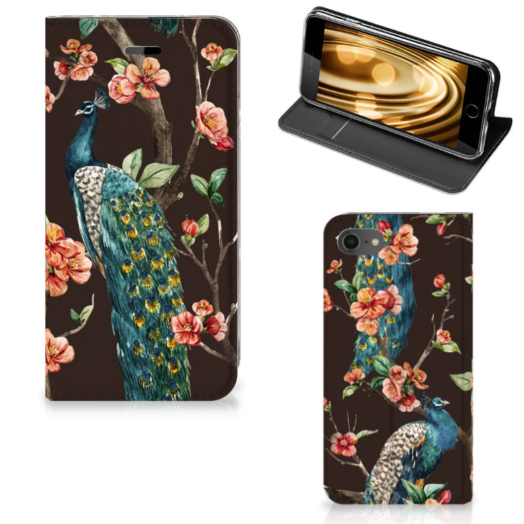 iPhone 7 | 8 | SE (2020) | SE (2022) Hoesje maken Pauw met Bloemen