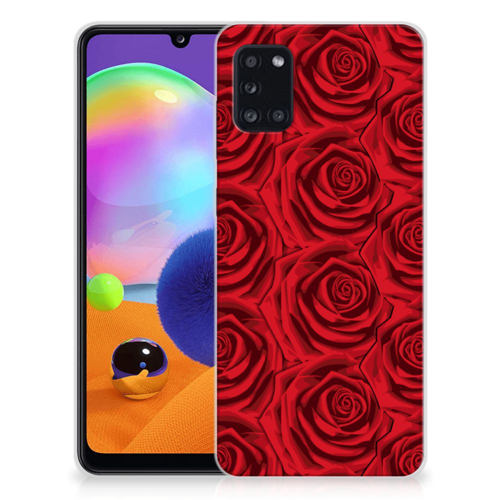 Samsung Galaxy A31 TPU Case Red Roses B2C Telecom