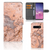 Samsung Galaxy S10 Bookcase Marmer Oranje