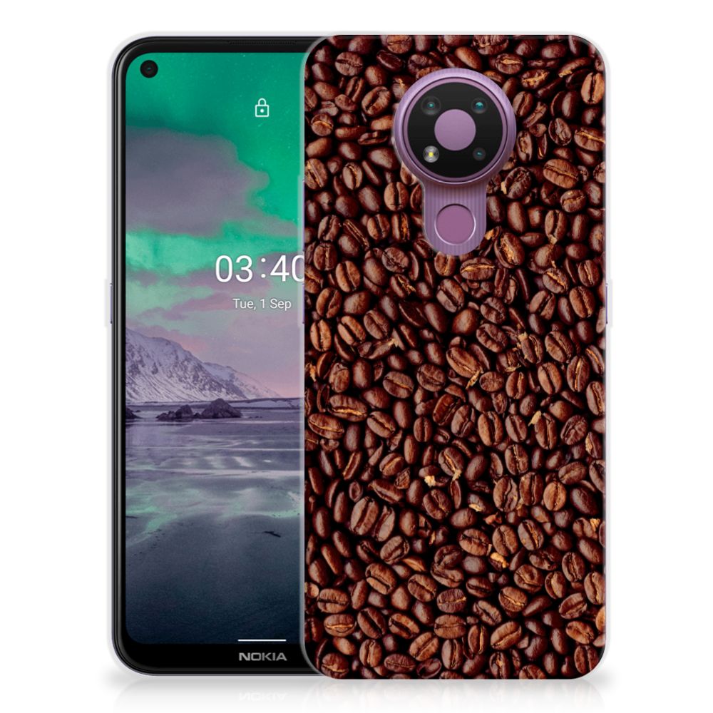 Nokia 3.4 Siliconen Case Koffiebonen B2C Telecom