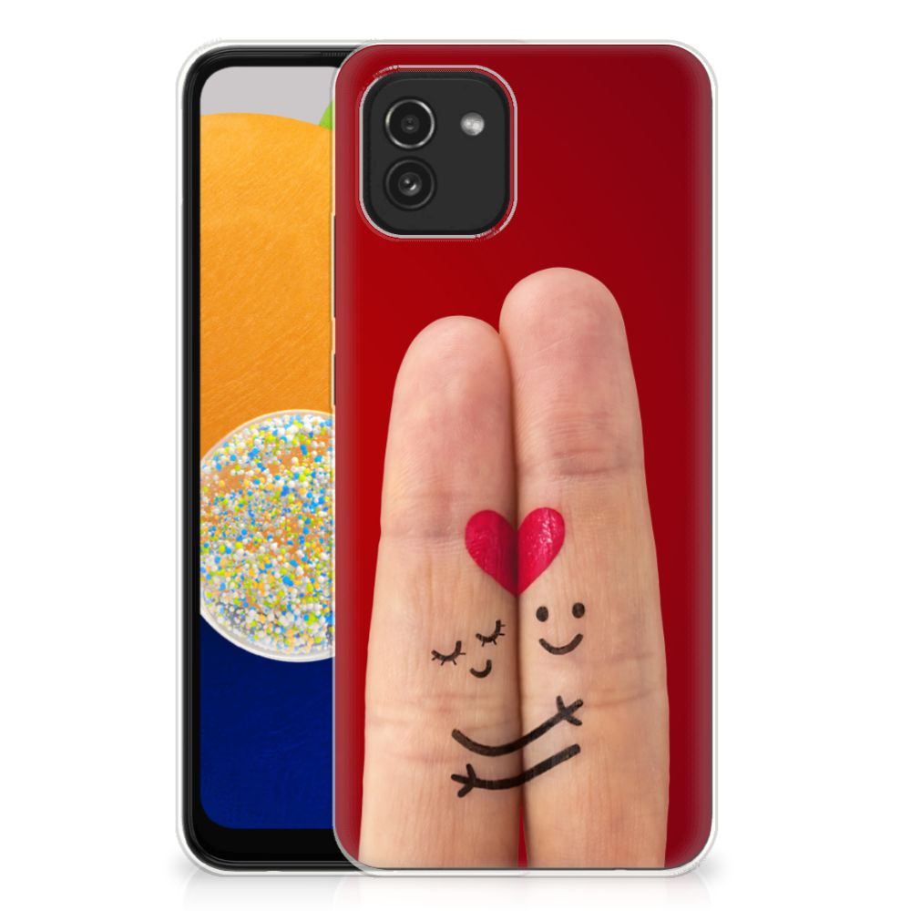 Samsung Galaxy A03 Silicone Back Cover Liefde - Origineel Romantisch Cadeau B2C Telecom