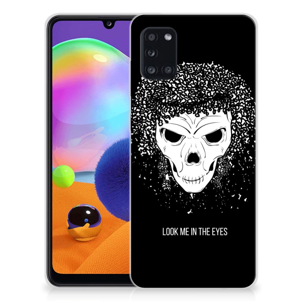Silicone Back Case Samsung Galaxy A31 Skull Hair B2C Telecom