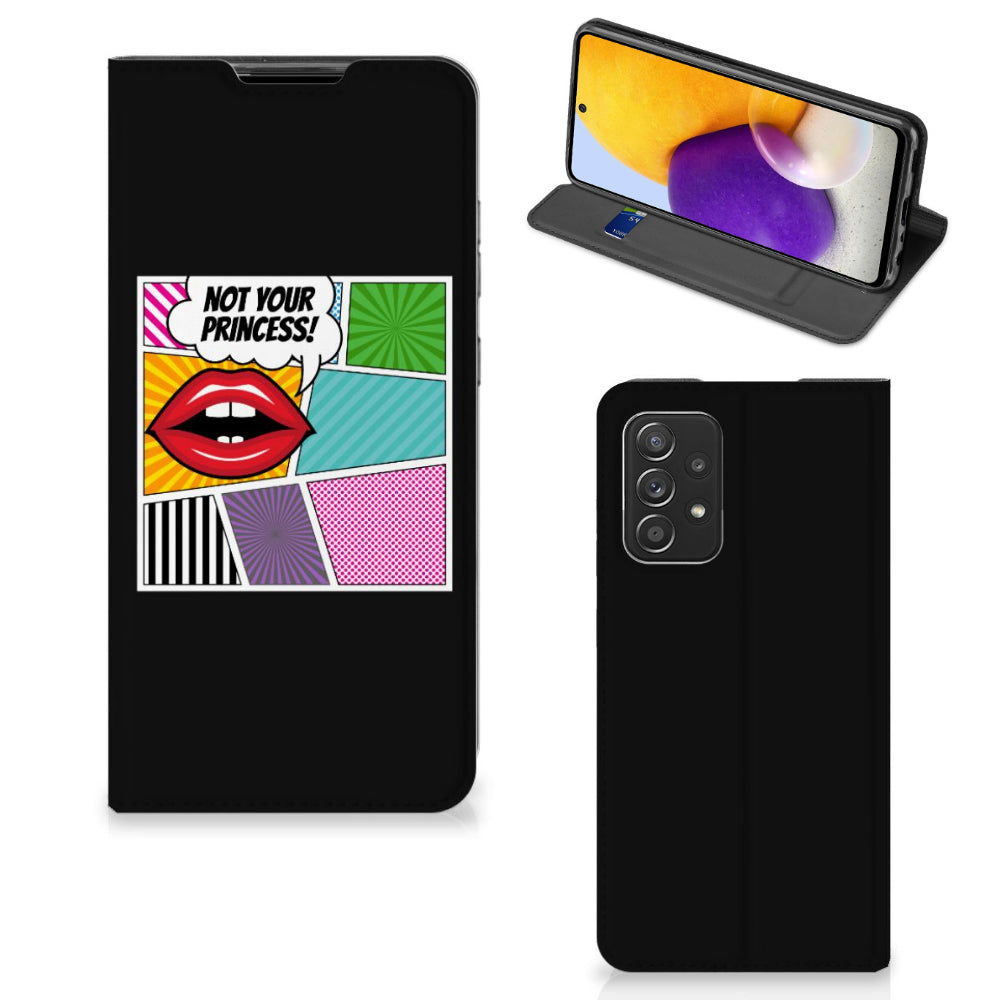 Samsung Galaxy A72 (5G/4G) Hippe Standcase Popart Princess