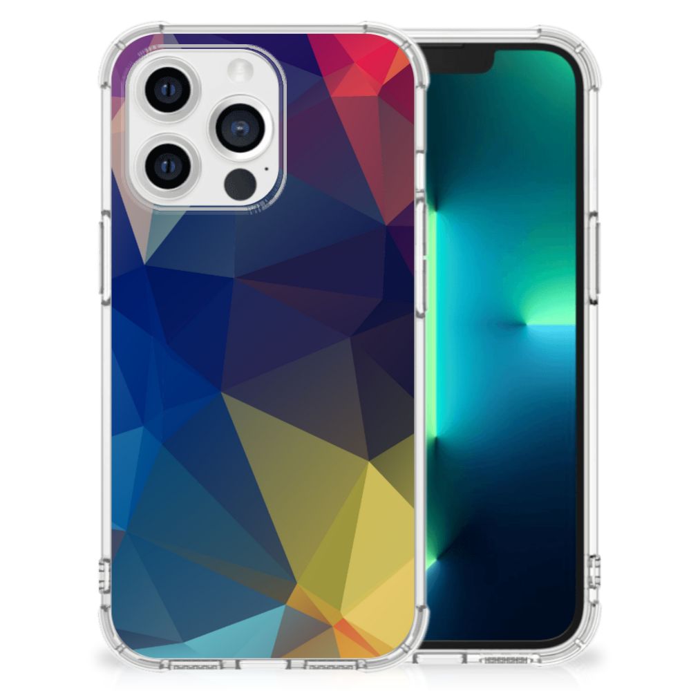 Apple iPhone 13 Pro Shockproof Case Polygon Dark B2C Telecom