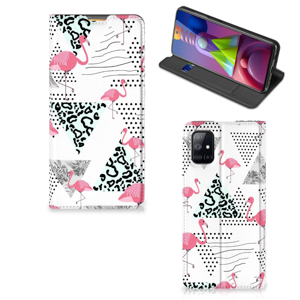 Samsung Galaxy M51 Hoesje maken Flamingo Triangle