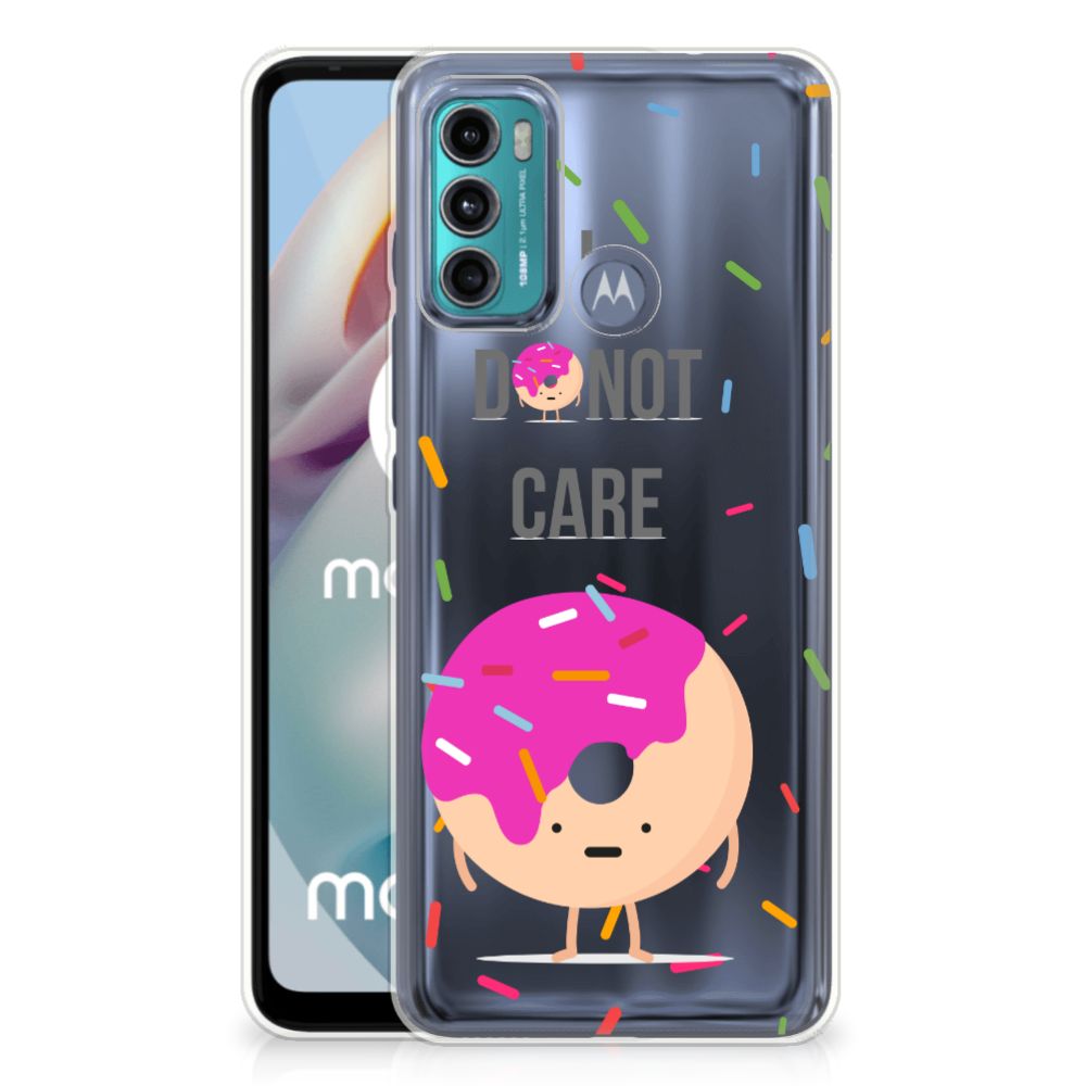Motorola Moto G60 Siliconen Case Donut Roze B2C Telecom