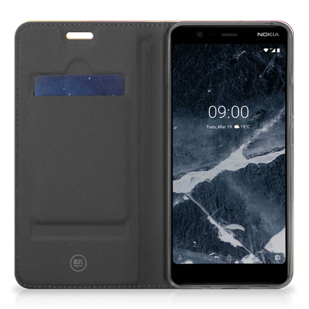 Nokia 5.1 (2018) Stand Case Polygon Color