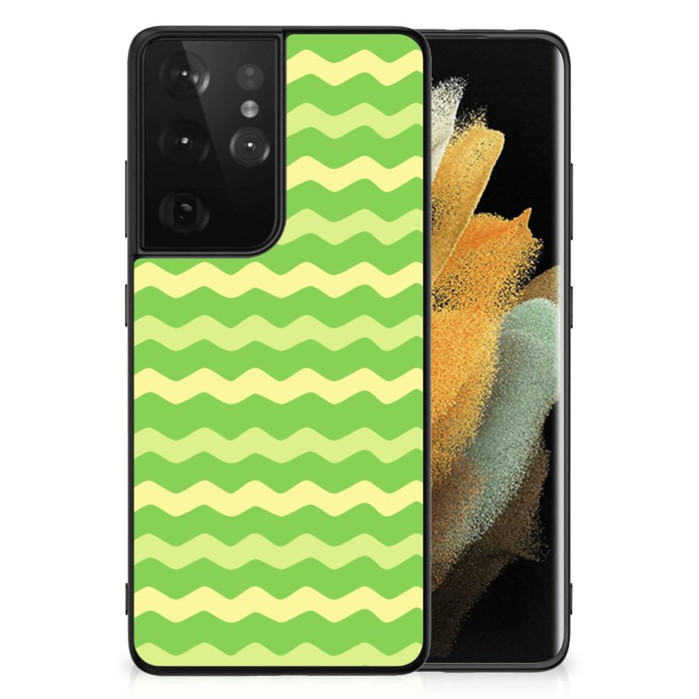 Samsung Galaxy S21 Ultra Back Case Waves Green B2C Telecom