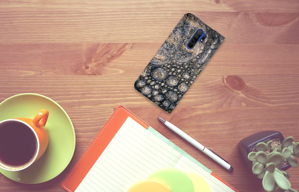 Xiaomi Redmi 9 Hoesje maken Krokodillenprint - B2C Telecom
