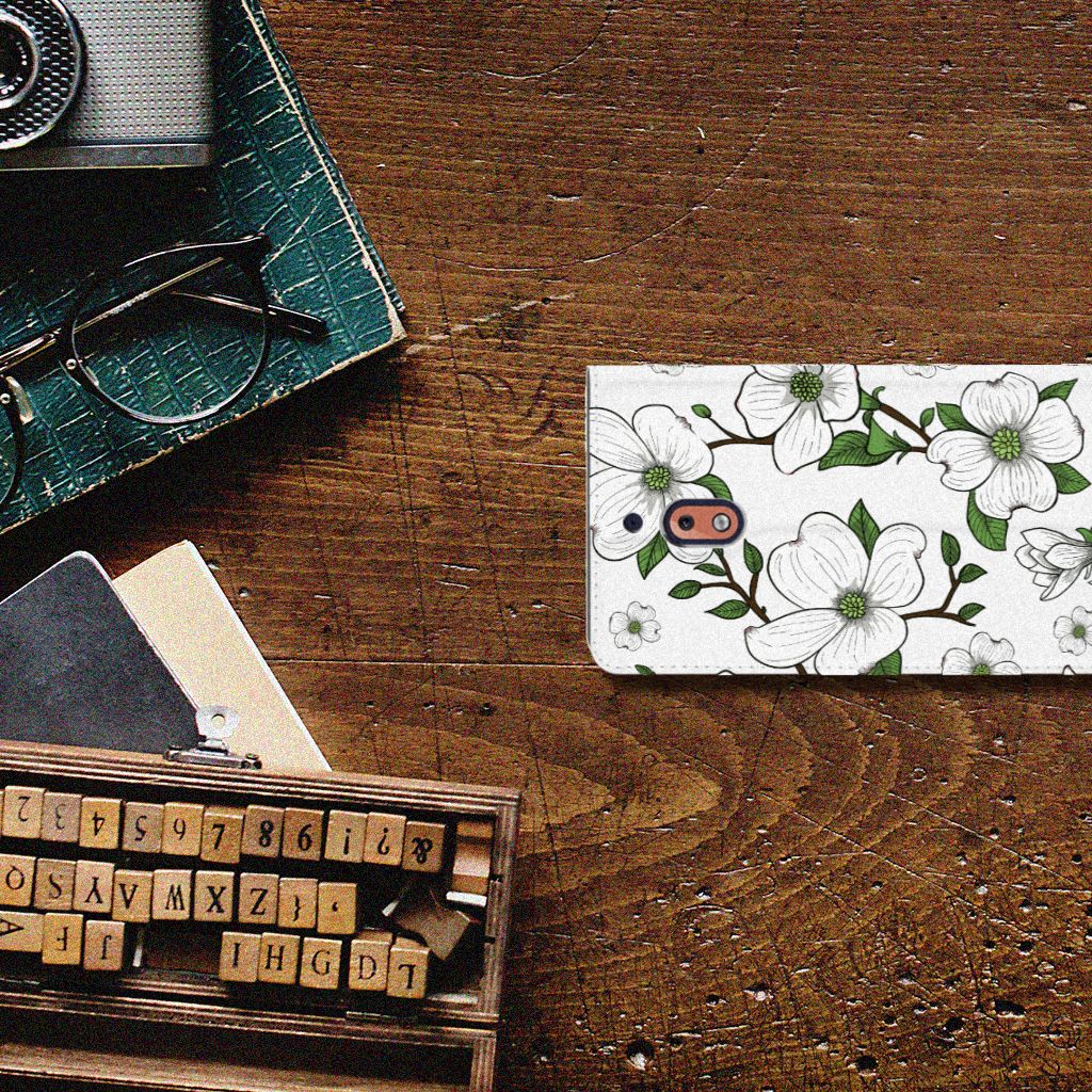 Nokia 2.1 2018 Smart Cover Dogwood Flowers