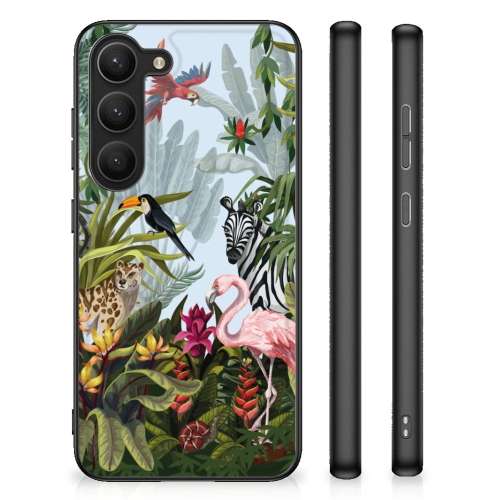 Dierenprint Telefoonhoesje voor Samsung Galaxy S23 Jungle B2C Telecom