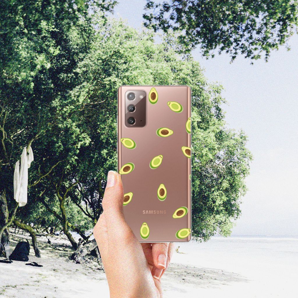 Samsung Note 20 Siliconen Case Avocado B2C Telecom