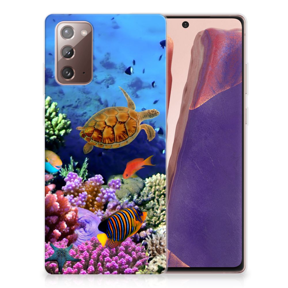 Samsung Note 20 TPU Hoesje Vissen B2C Telecom
