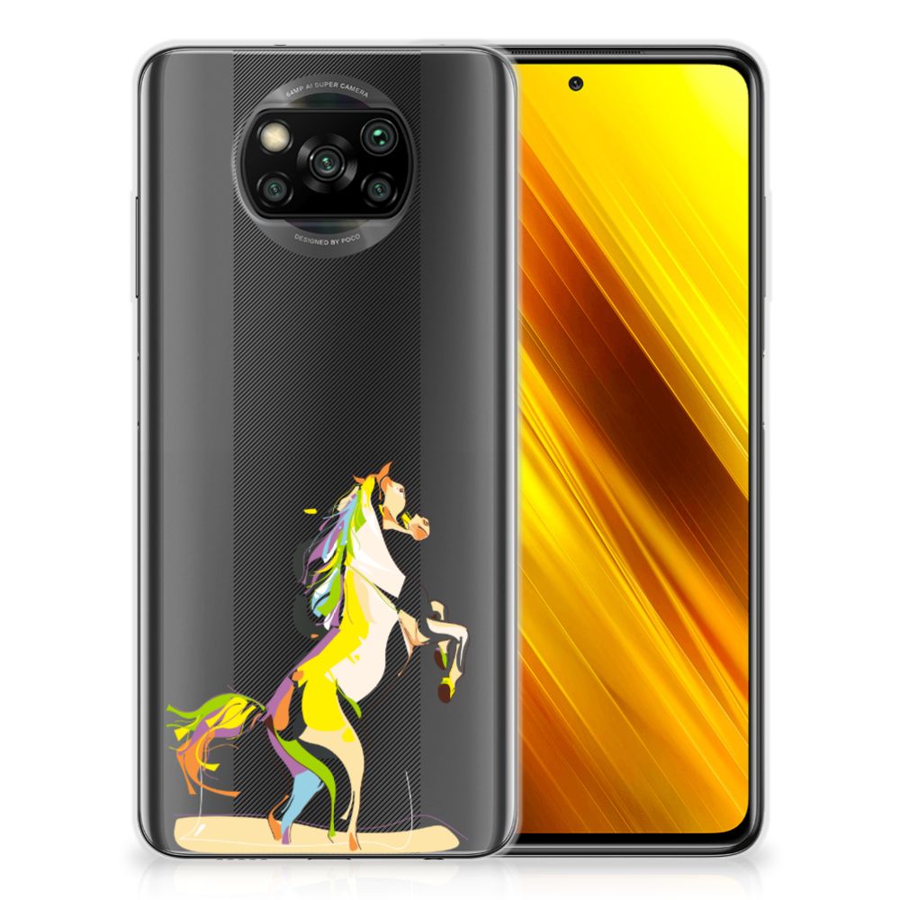 Xiaomi Poco X3 | Poco X3 Pro Telefoonhoesje met Naam Horse Color B2C Telecom