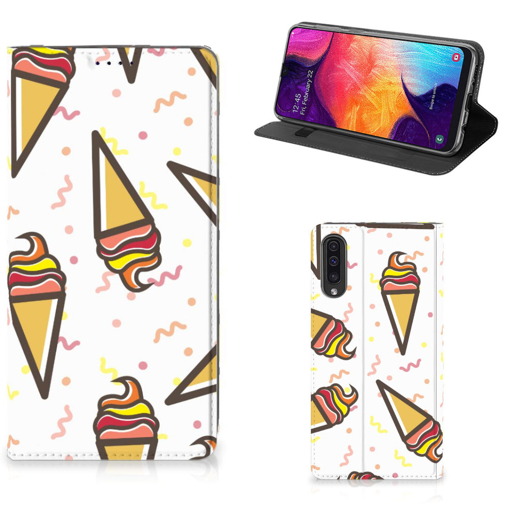 Samsung Galaxy A50 Flip Style Cover Icecream
