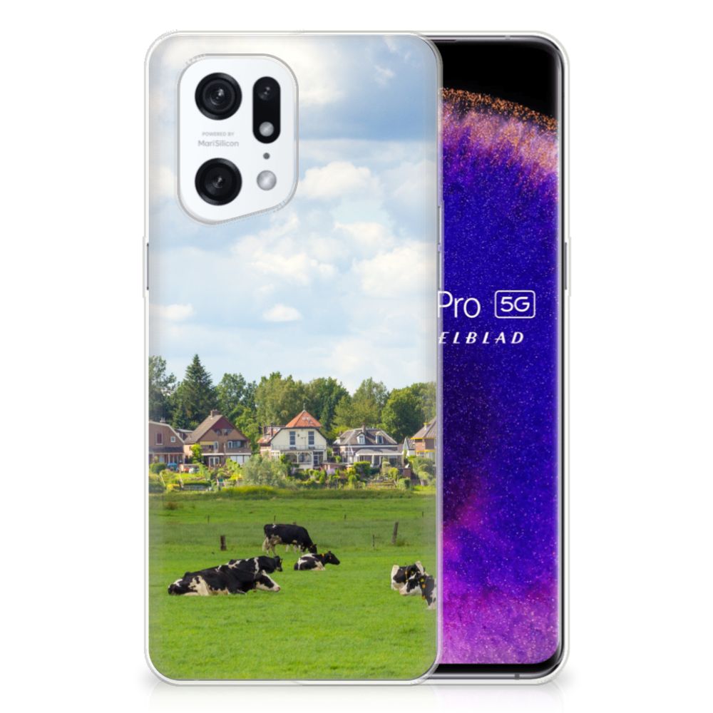 OPPO Find X5 Pro TPU Hoesje Koeien B2C Telecom