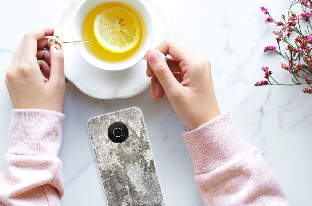 Nokia X10 | X20 TPU Siliconen Hoesje Beton Print B2C Telecom