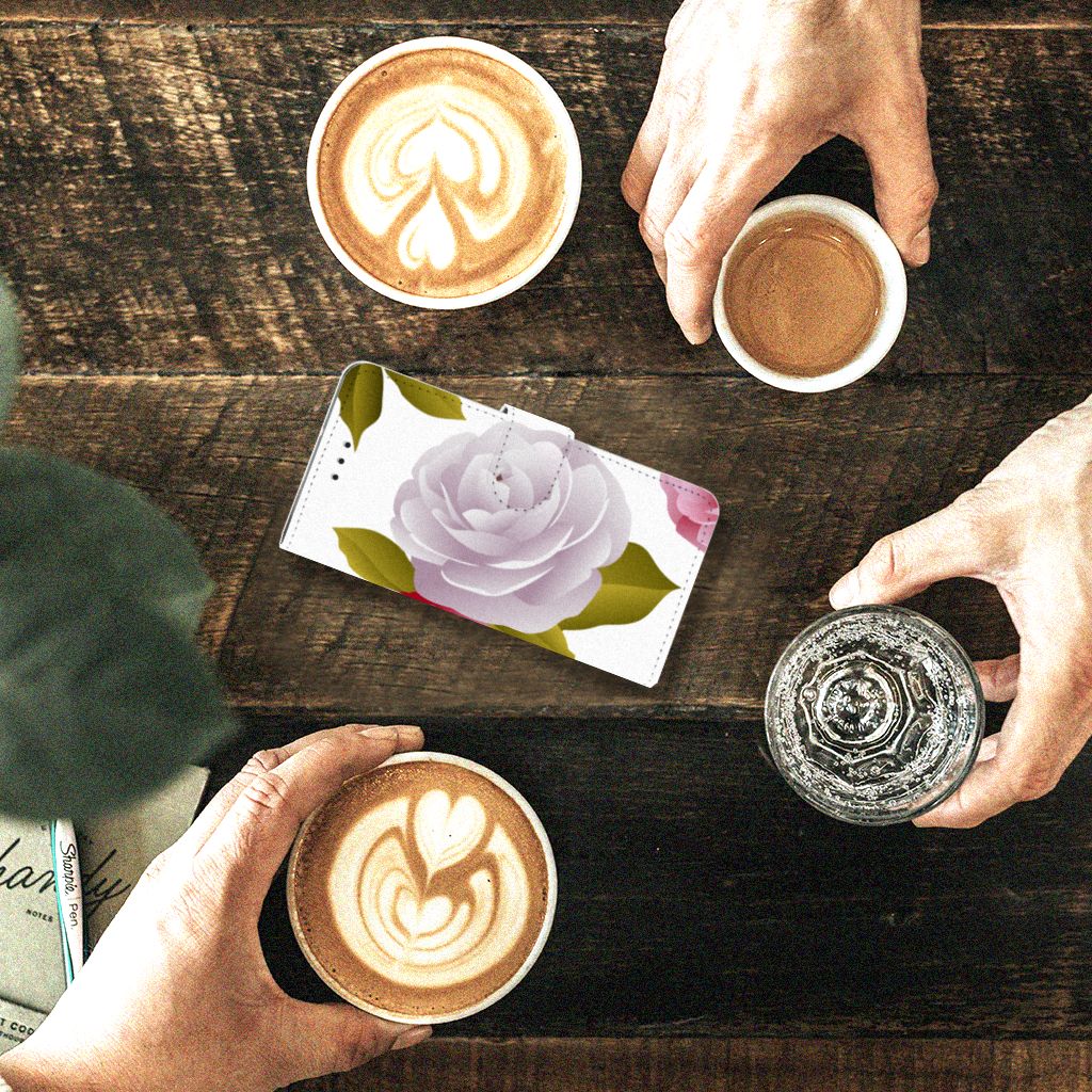 Motorola Moto G7 Play Hoesje Roses