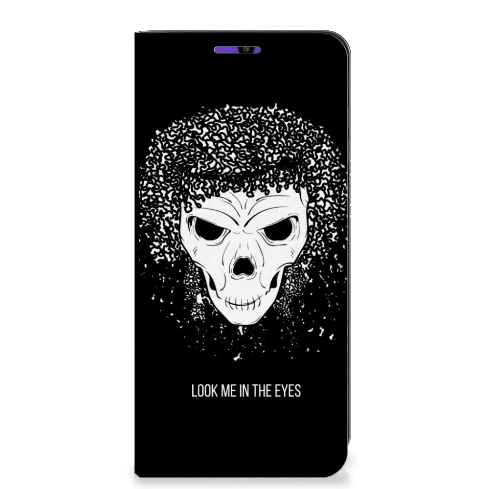Mobiel BookCase Samsung Galaxy A22 4G | M22 Skull Hair