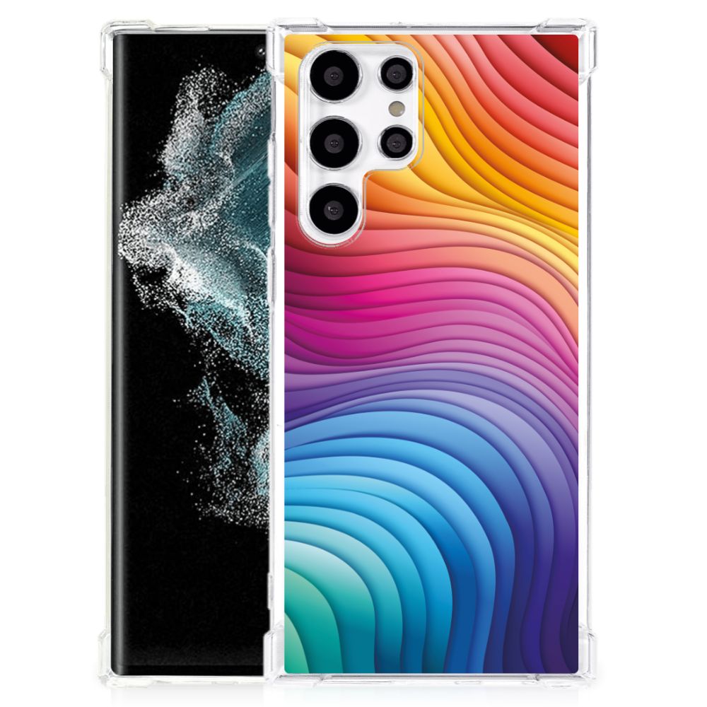 Shockproof Case voor Samsung Galaxy S22 Ultra Regenboog B2C Telecom
