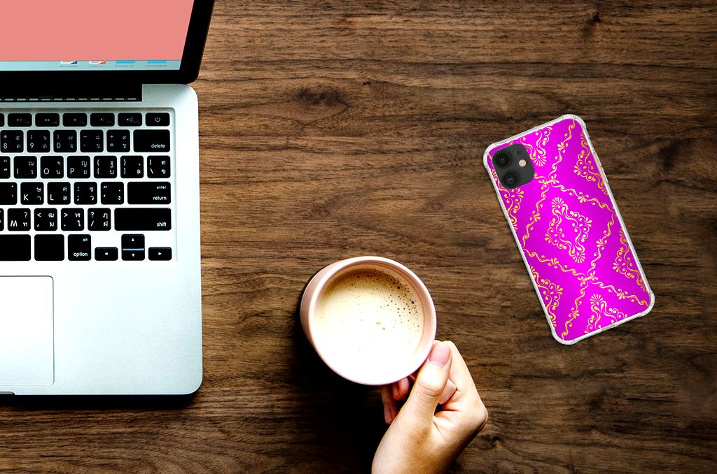 Anti Shock Case Apple iPhone 11 Barok Roze