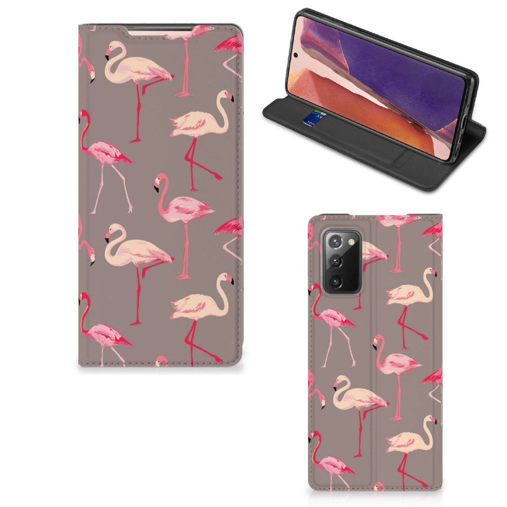 Samsung Galaxy Note20 Hoesje maken Flamingo - B2C Telecom
