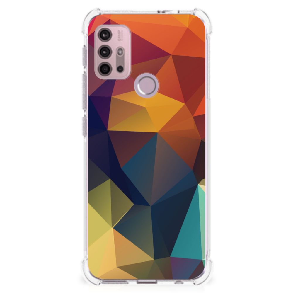 Motorola Moto G30 | G20 | G10 Shockproof Case Polygon Color B2C Telecom