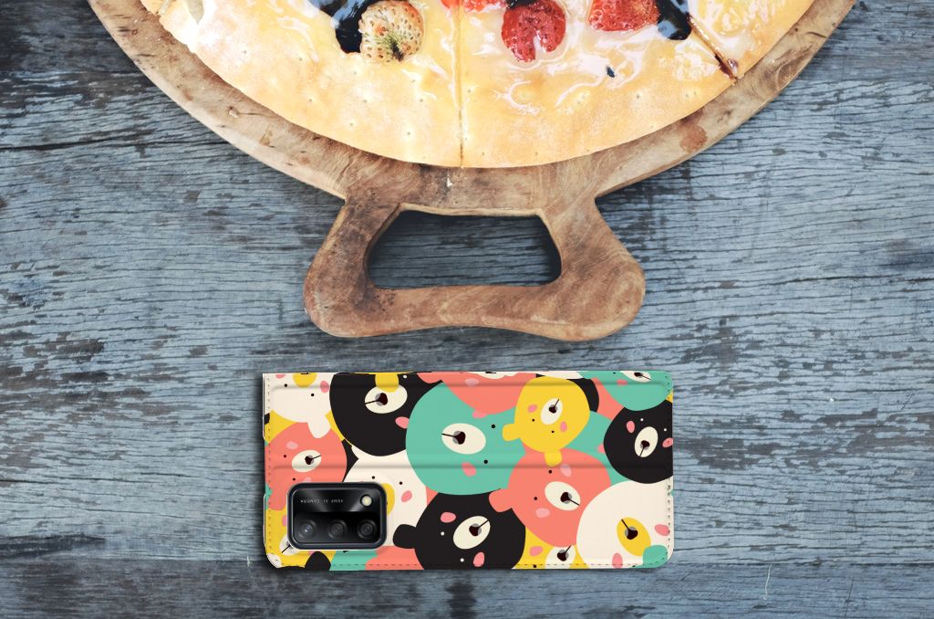 OPPO A74 4G Magnet Case Bears - B2C Telecom