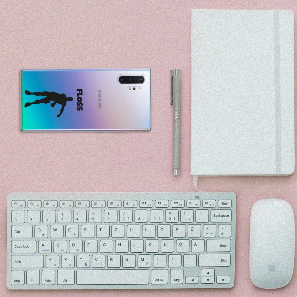 Samsung Galaxy Note 10 Plus Telefoonhoesje met Naam Floss