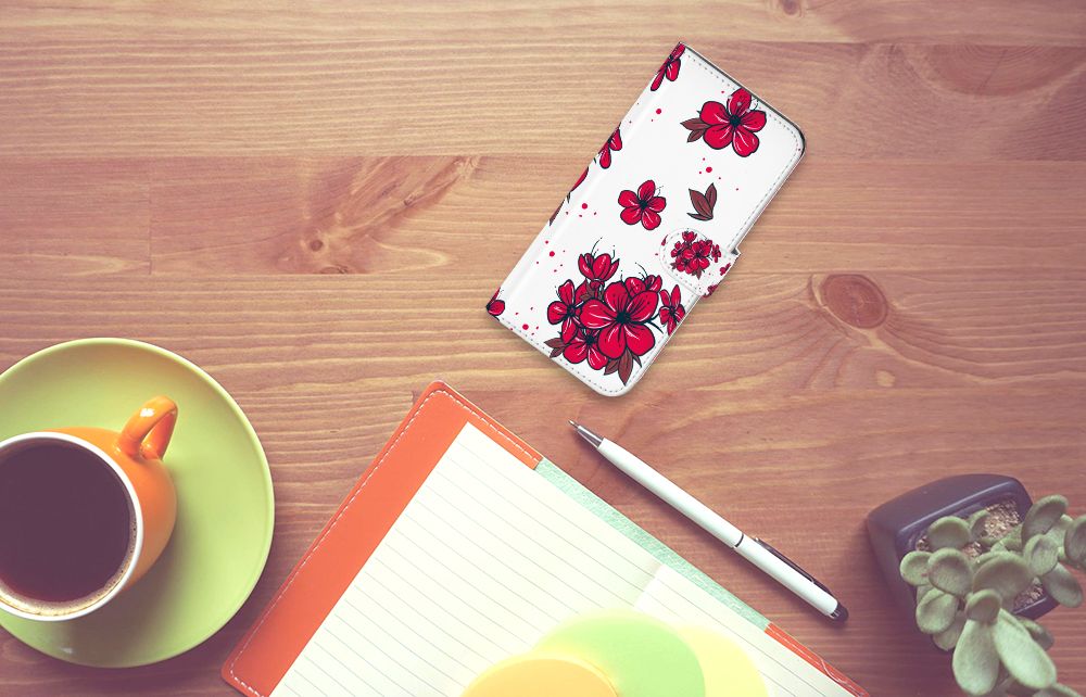 Samsung Galaxy A31 Hoesje Blossom Red