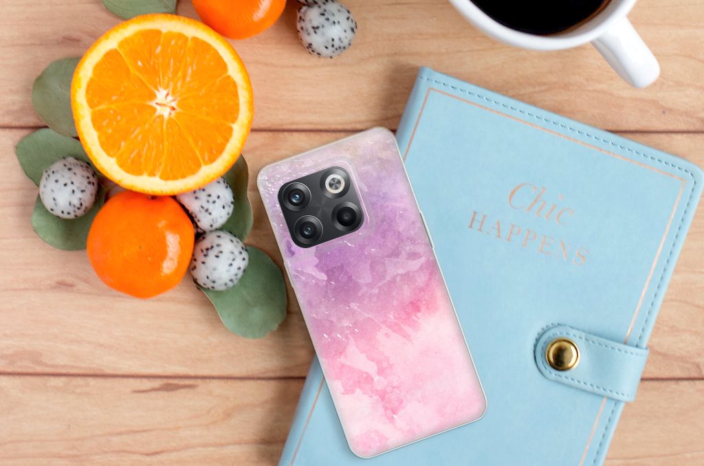 Hoesje maken OnePlus 10T Pink Purple Paint