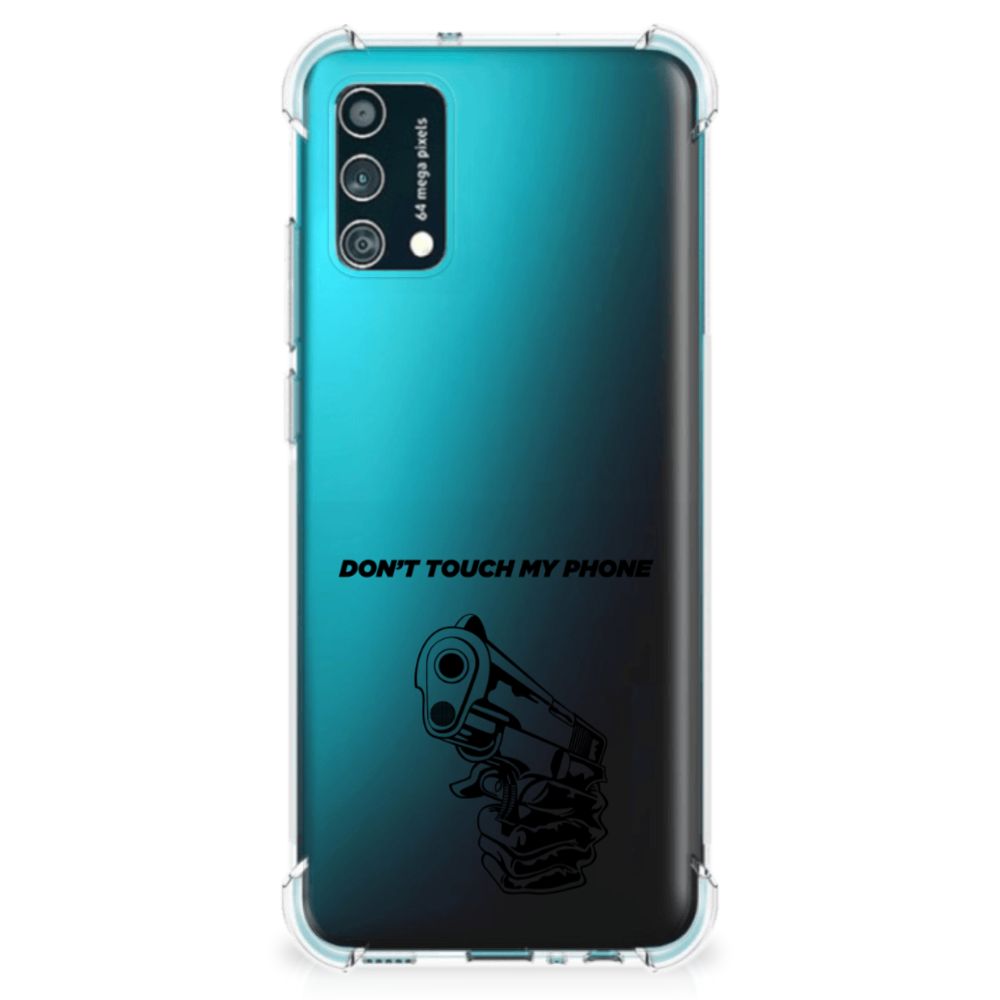 Samsung Galaxy M02s | A02s Anti Shock Case Gun Don't Touch My Phone B2C Telecom