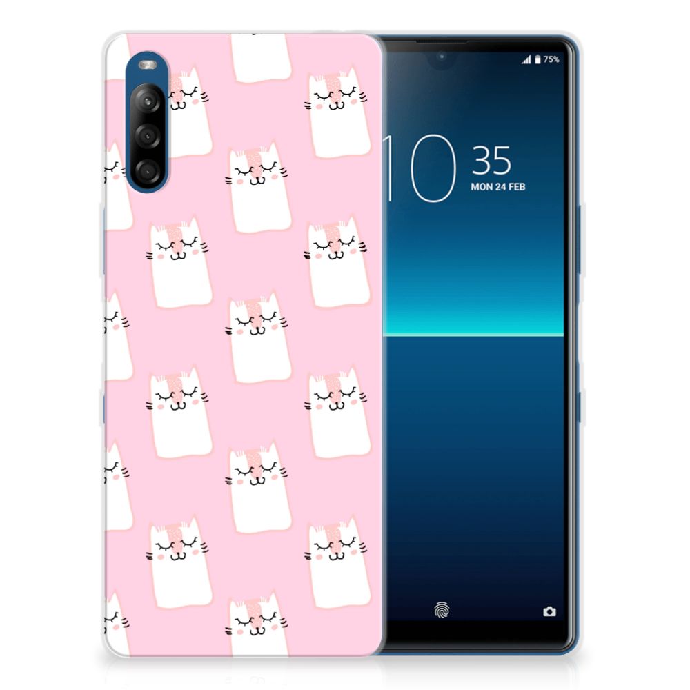 Sony Xperia L4 TPU Hoesje Sleeping Cats B2C Telecom