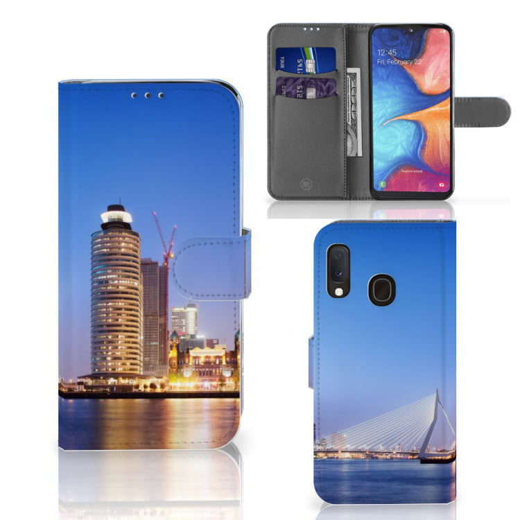 Samsung Galaxy A20e Flip Cover Rotterdam